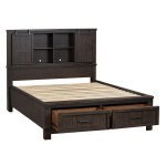 Thornwood Hills - Queen Bookcase Bed - Dark Gray - Image 4