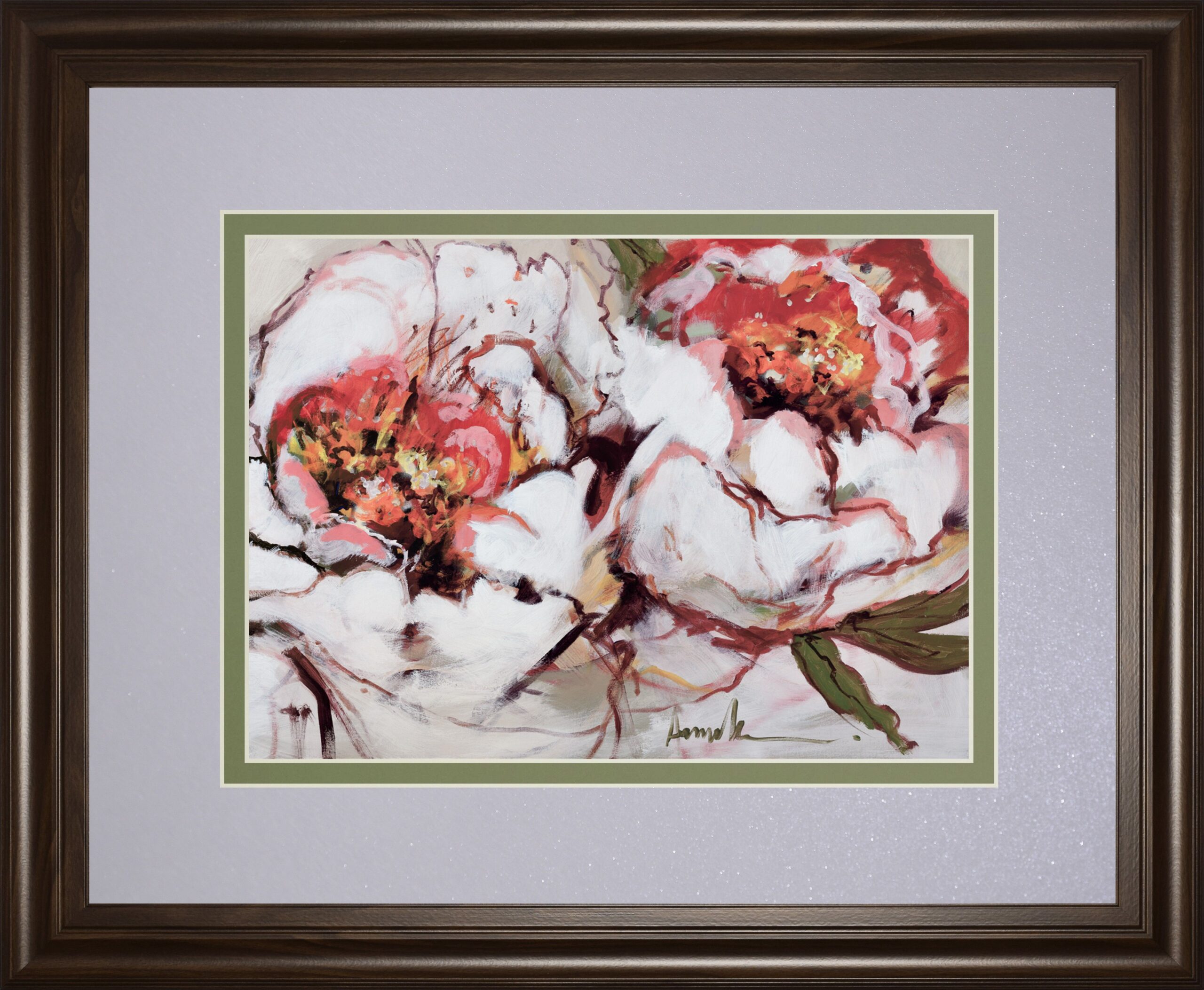 Charade Of Spring By Fitzsimmons, A - Framed Print Wall Art - Gray
