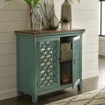 Kensington - 2 Door Accent Cabinet - Blue - Image 7
