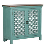 Kensington - 2 Door Accent Cabinet - Blue - Image 3