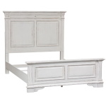Abbey Park - Queen Panel Bed - White - Image 3