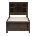 Thornwood Hills - Twin Bookcase Bed - Dark Gray - Image 2