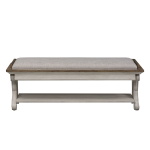 Farmhouse Reimagined - Bed Bench - White - Image 4
