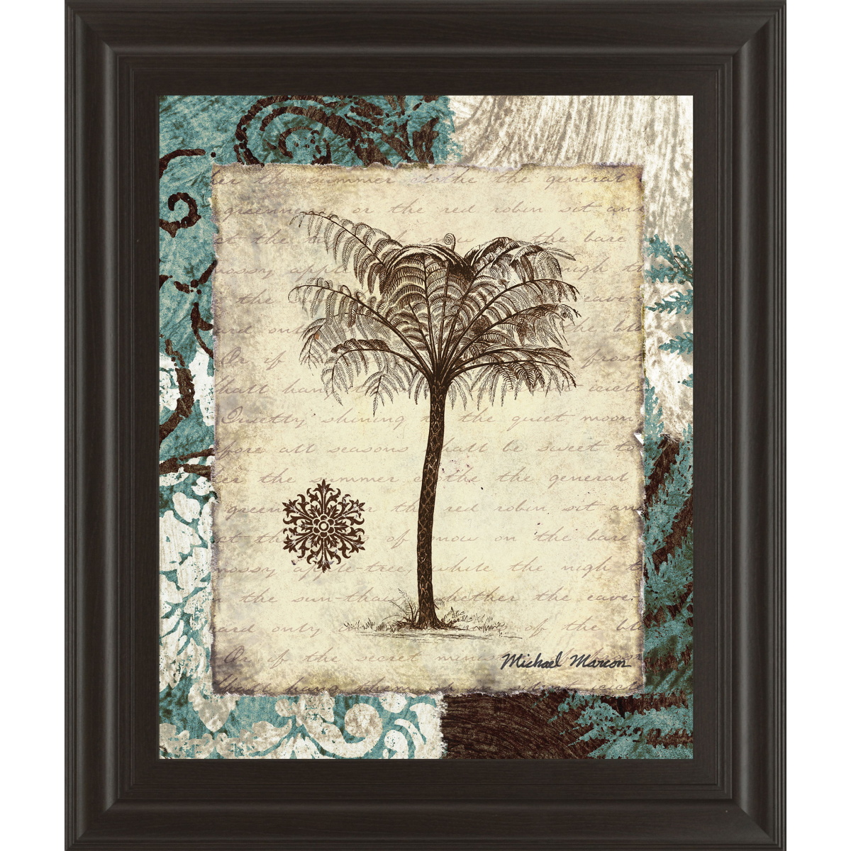 2ff11afc994f11c4abfa6e743a74f8ab Secret Fern IV By Michael Marcon - Framed Print Wall Art - Beige - Image 1