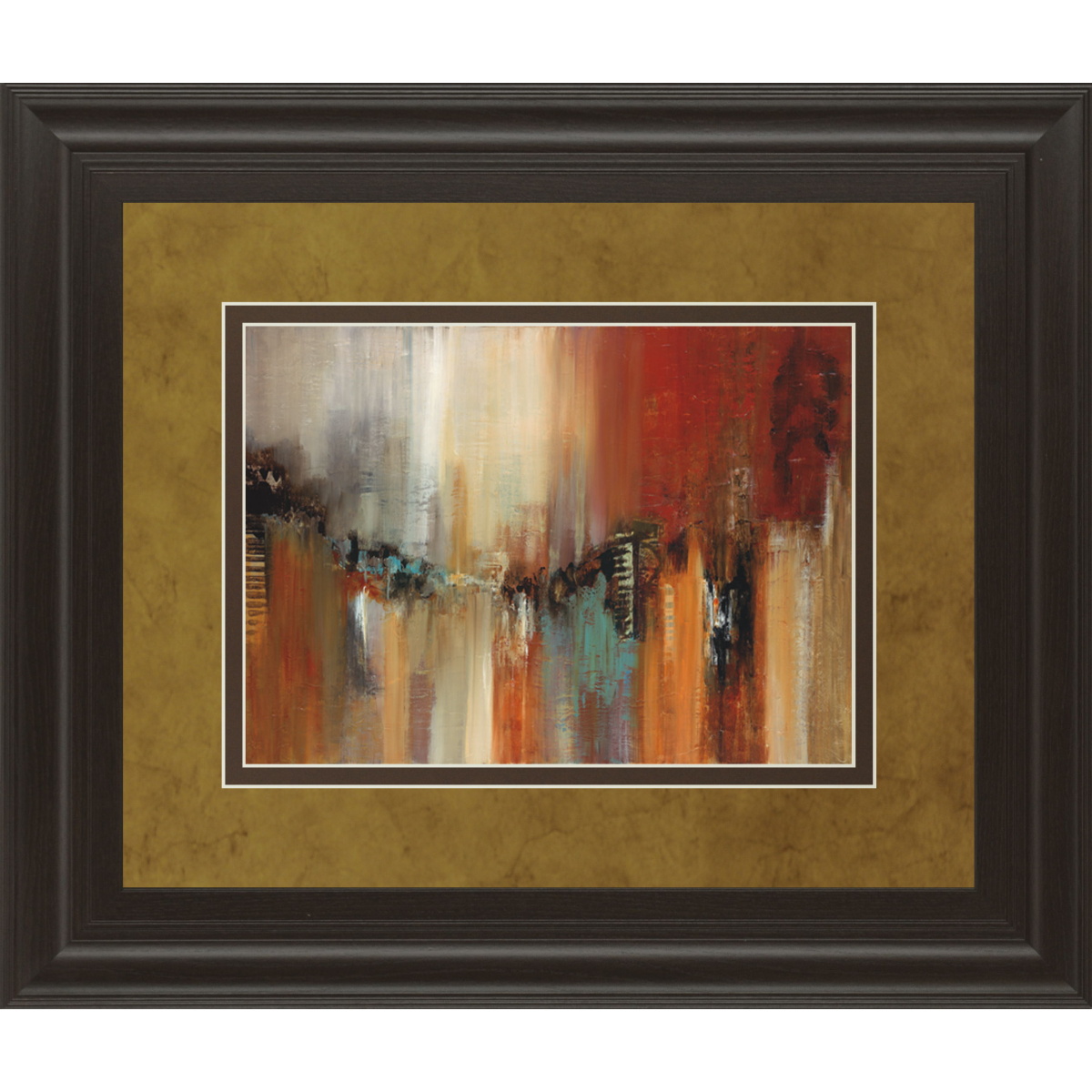 30f9ddae6960ab5d94f36376b521dfcd Skyline By Cat Tesla - Framed Print Wall Art - Light Brown - Image 1