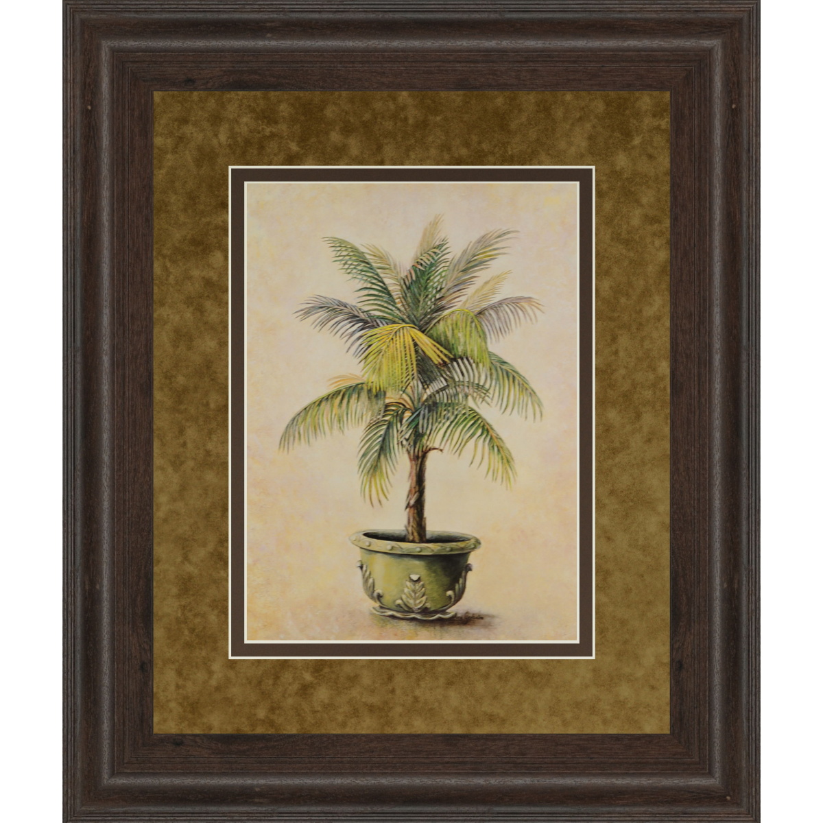 322245103236d4c97c8677b2786dd21b Potted Palm I - Framed Print Wall Art - Light Brown - Image 1