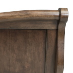 Rustic Traditions - Queen Sleigh Bed - Dark Brown - Image 8