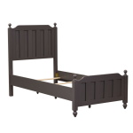 Cottage View - Twin Panel Bed - Dark Gray - Image 3