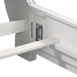 Magnolia Manor - Queen Upholstered Sleigh Bed - White - Image 7