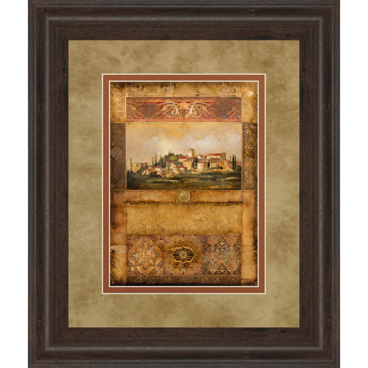 37bef6ec8ad035693b22734569ce2f42 Centimento I By Douglas - Framed Print Wall Art - Light Brown - Image 1