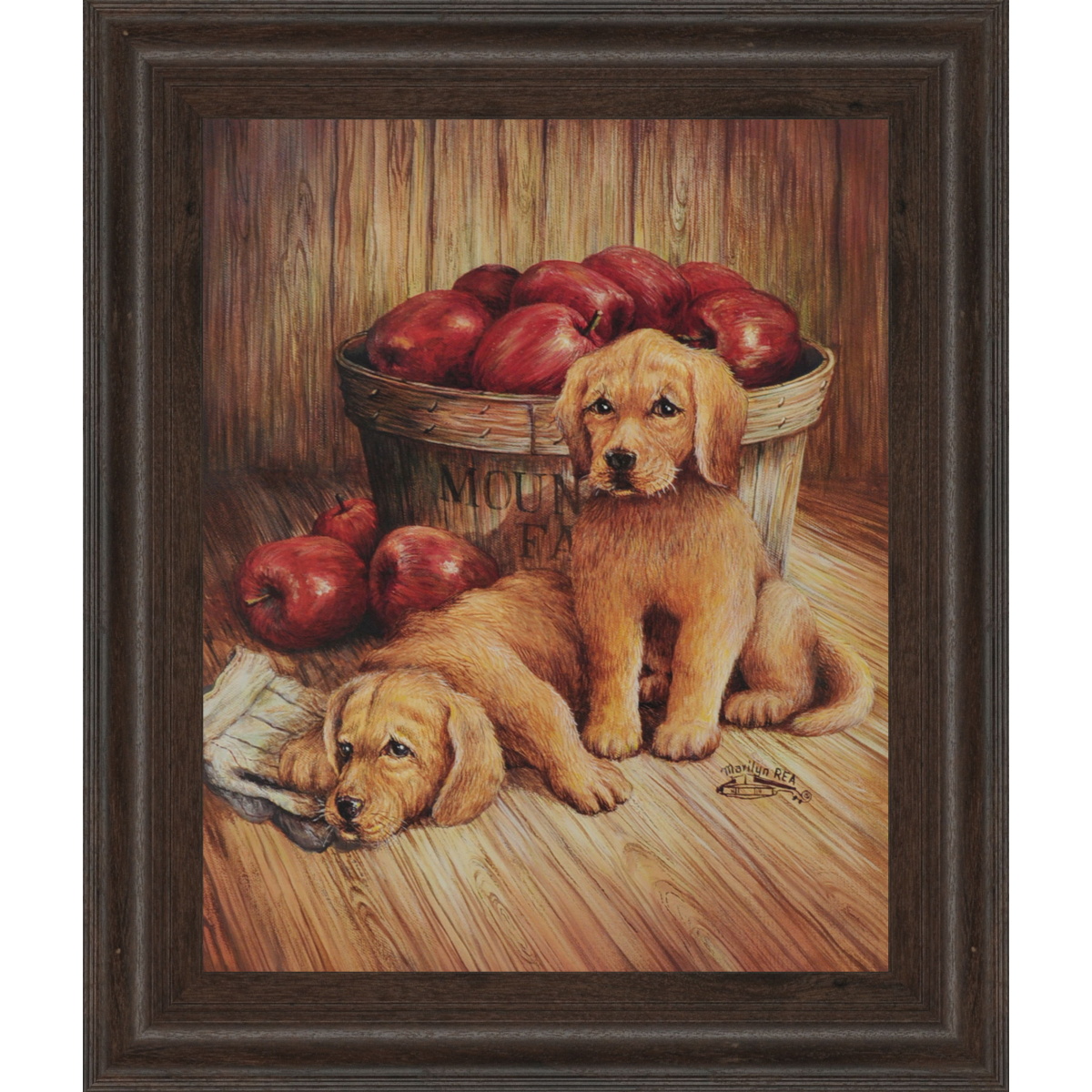 3d81240bc93aab85a99614ed2d1dbc71 Promotional Line Puppies - Wall Art - Light Brown - Image 1