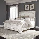 Abbey Park - California King Panel Bed - White