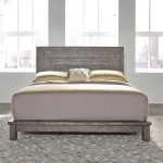 Modern Farmhouse - King Platform Bed - Gray