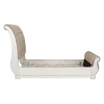 Abbey Park - Queen Upholstered Sleigh Bed - White - Image 4