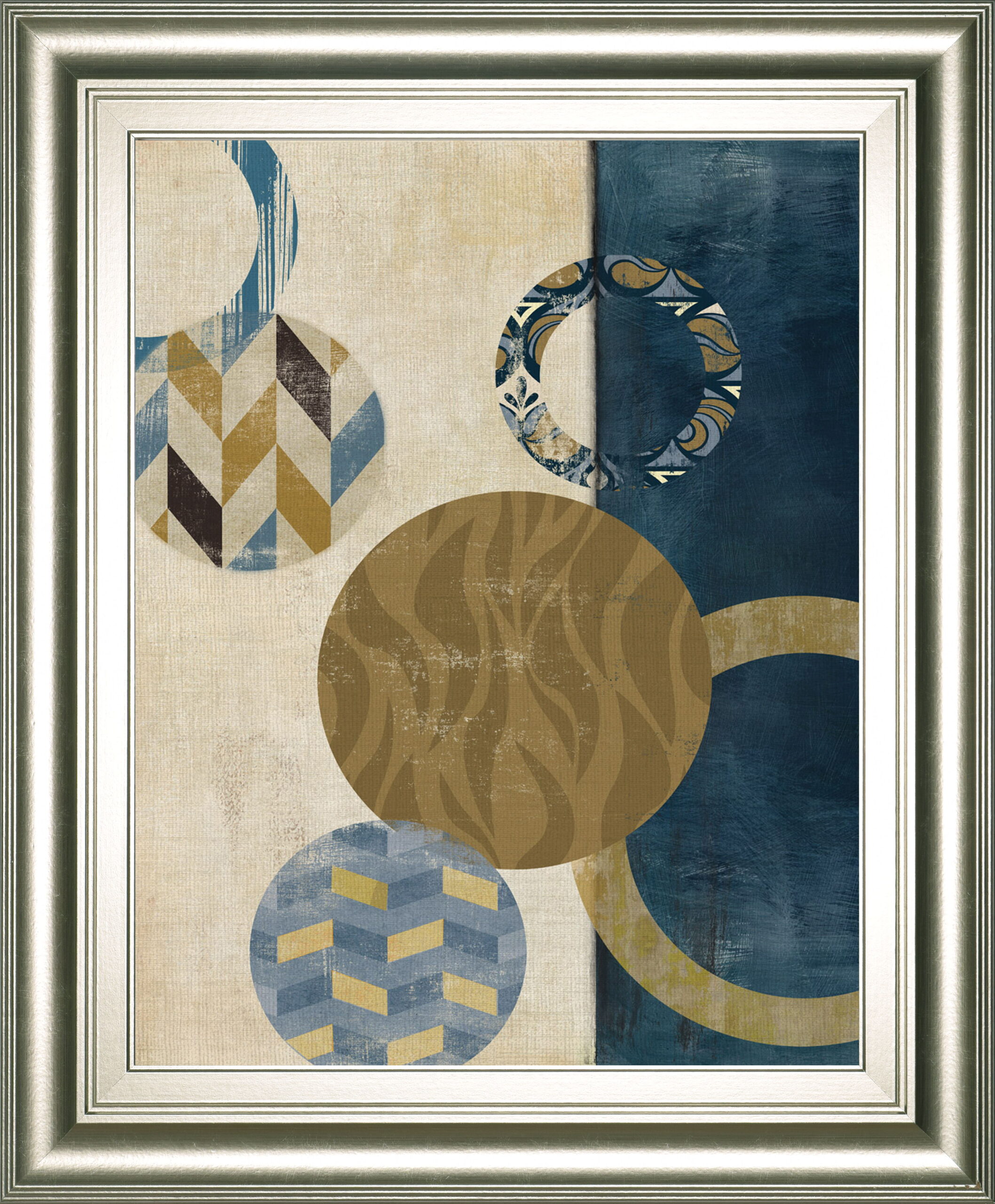 Harmony Il By Tom Reeves - Framed Print Wall Art - Beige