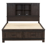 Thornwood Hills - Queen Bookcase Bed - Dark Gray - Image 2