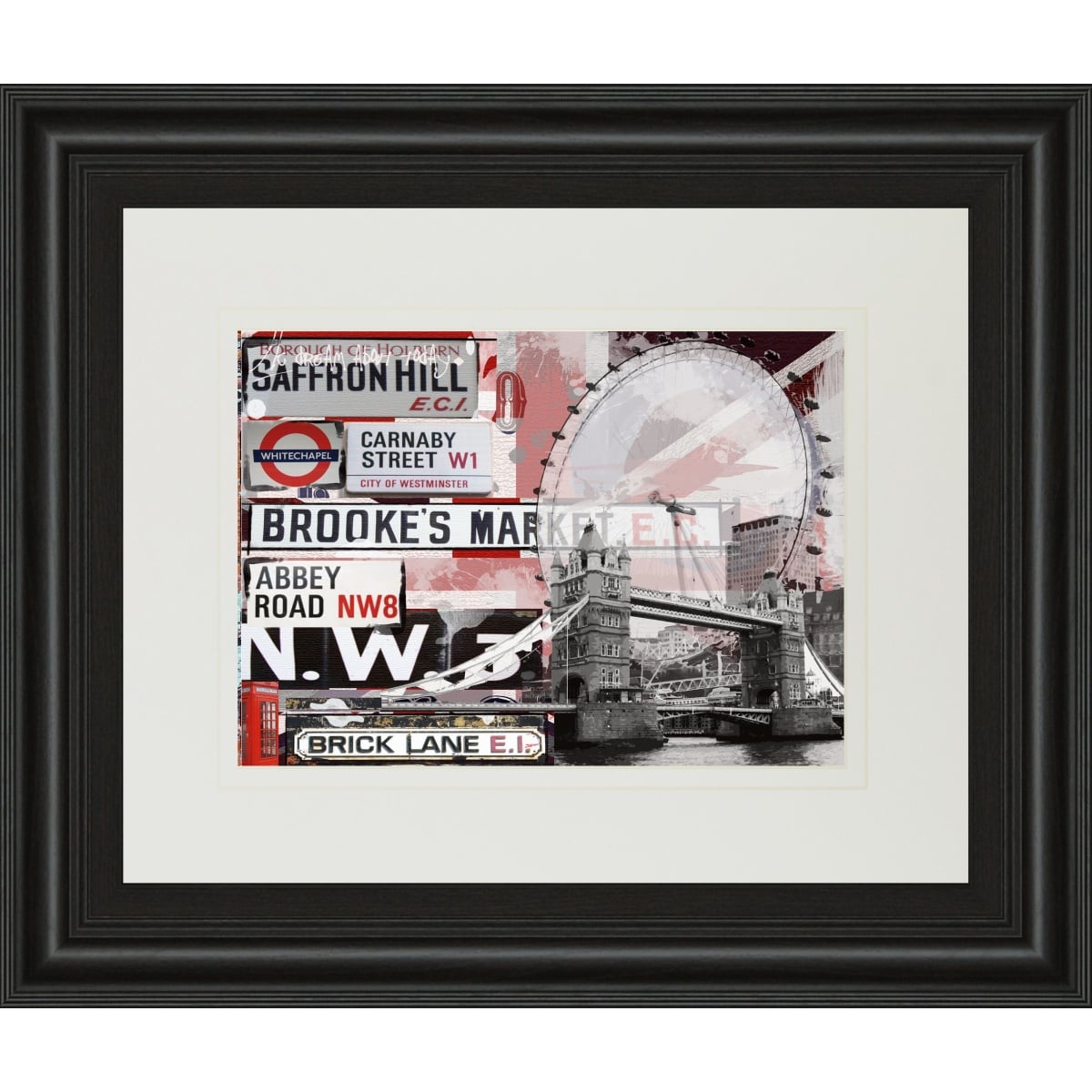 4e8084a4f15a195cab6c2185026622ee Saffron Hill By Andrew Cotton - Framed Print Wall Art - Gray - Image 1
