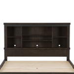 Thornwood Hills - Full Bookcase Headboard - Dark Gray - Image 2