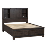 Thornwood Hills - Queen Bookcase Bed - Dark Gray - Image 3