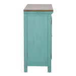 Kensington - 3 Door Accent Cabinet - Blue - Image 4
