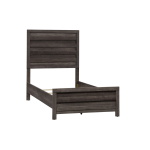 Tanners Creek - Twin Panel Bed - Dark Gray - Image 3