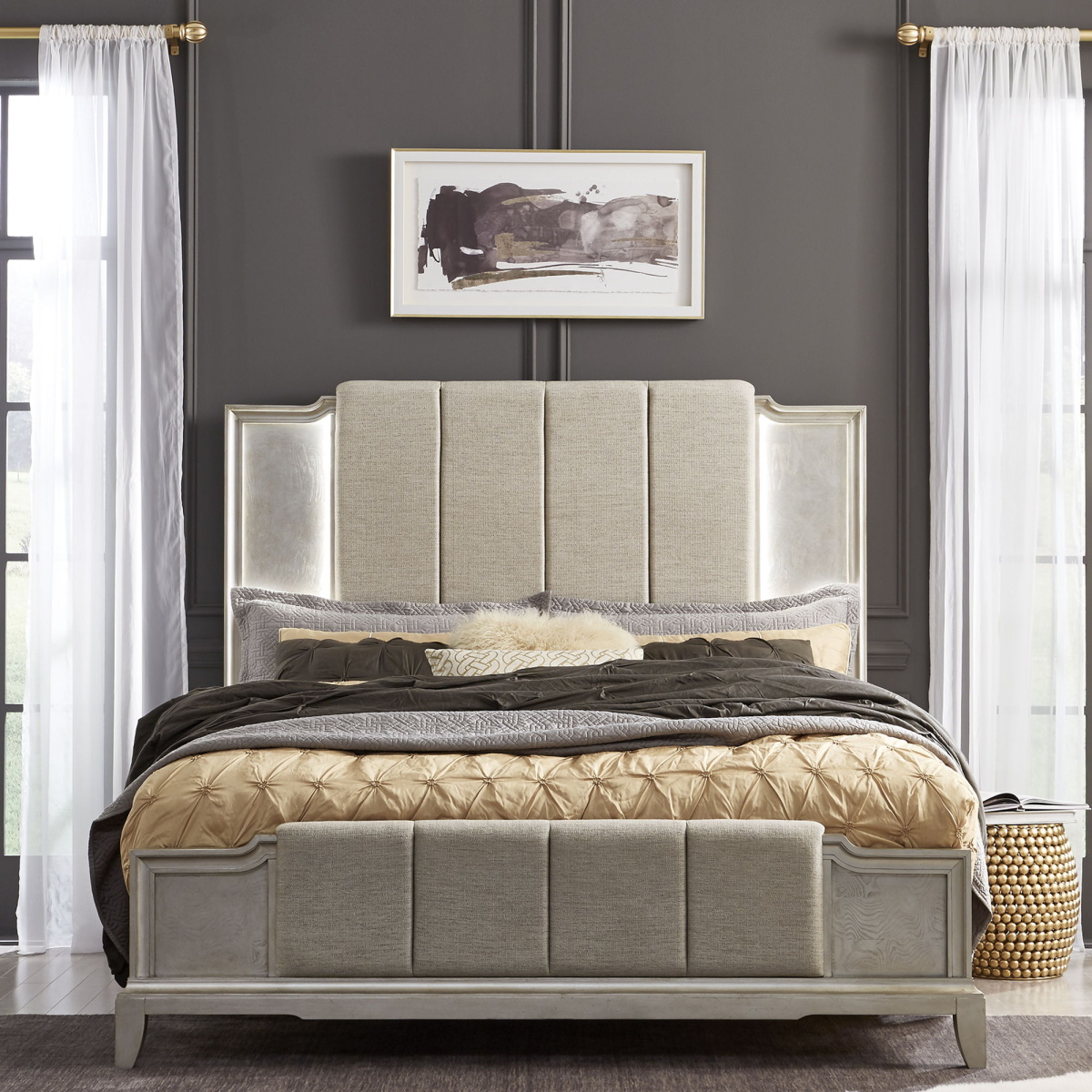 6eb2fe0ff65ba2e6637148564af5fd85 Montage - Queen Upholstered Bed - Image 1