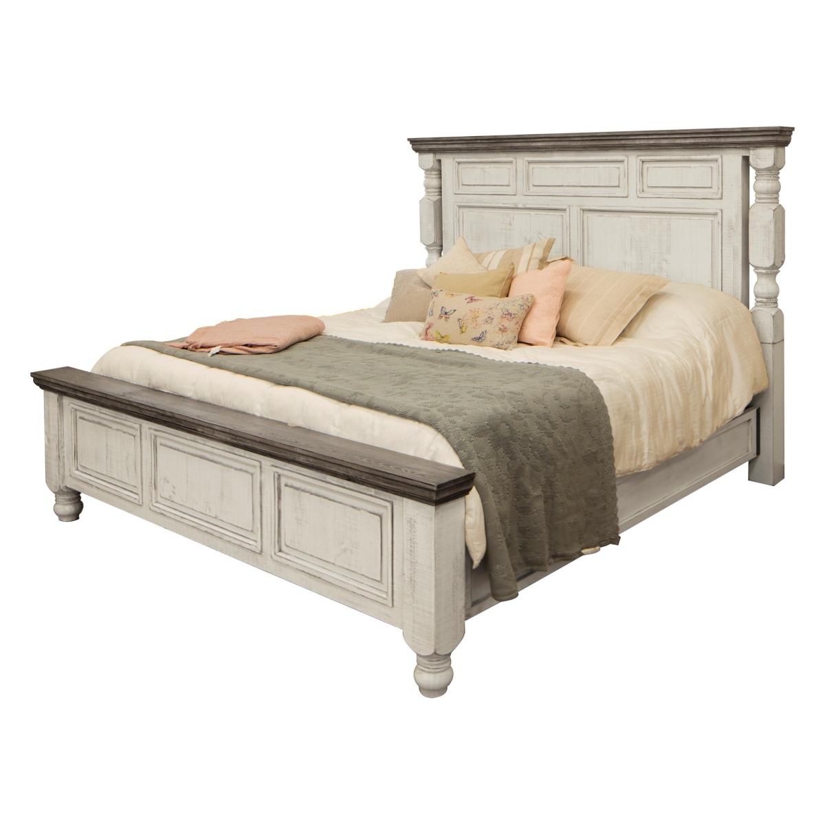 720ff30c906348a85972305616ff8d51 Stone - Queen Bed - Two Tone - Image 1