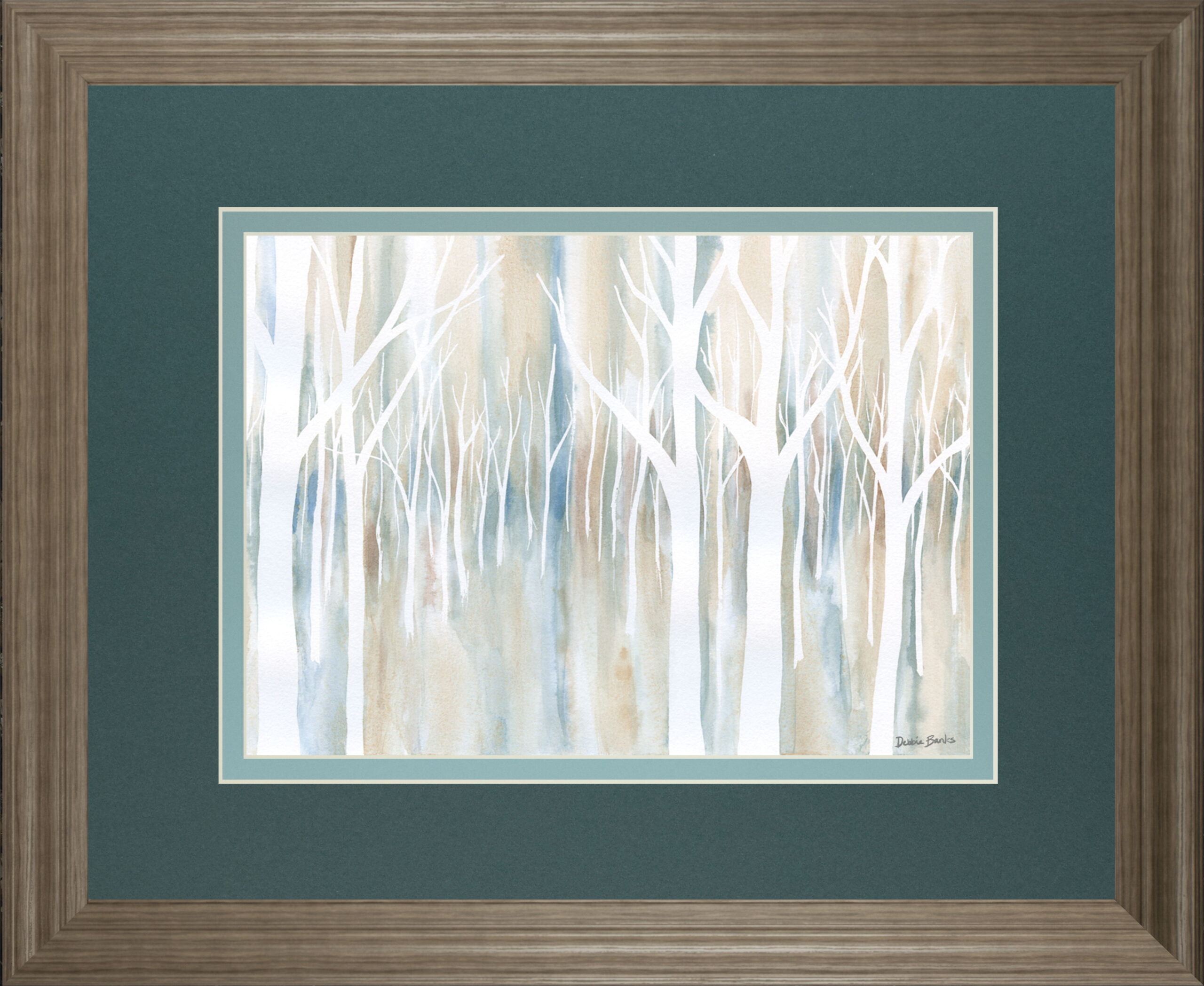 Mystical Woods By Debbie Banks - Framed Print Wall Art - Gray