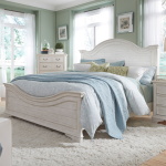 Bayside - Queen Panel Bed - White
