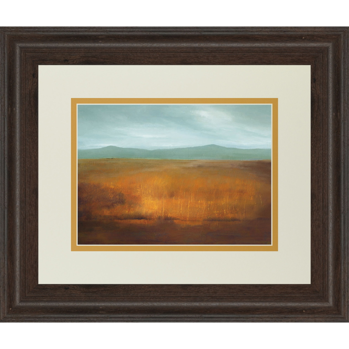 7a78055eb52d844bb89d75d3fa37baa3 Last Light By Caroline Gold - Framed Print Wall Art - Orange - Image 1