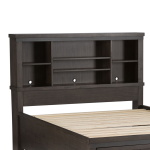 Thornwood Hills - Full Bookcase Headboard - Dark Gray - Image 3