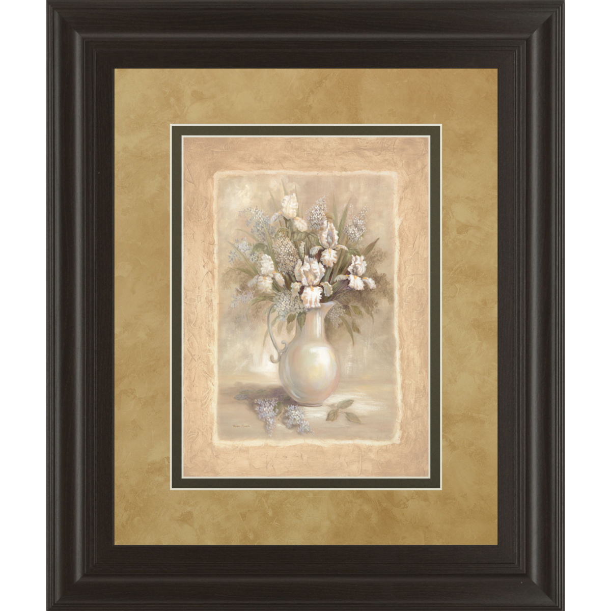 7e9d1dd7e29030b3a95229cd34cc4320 Bounty I By Vivian Flasch - Framed Print Wall Art - Light Brown - Image 1