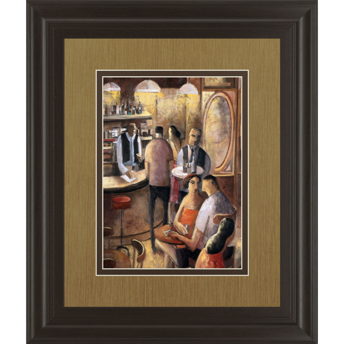 7fd2e08c74c543eabc2534d4c56b544f Entre Copas By Didier Lourenco - Framed Print Wall Art - Light Brown - Image 1