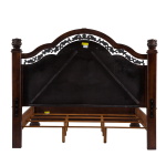 Messina Estates - King Poster Bed - Dark Brown - Image 2
