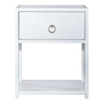 East End - 1 Drawer 1 Shelf Accent Table - White - Image 4