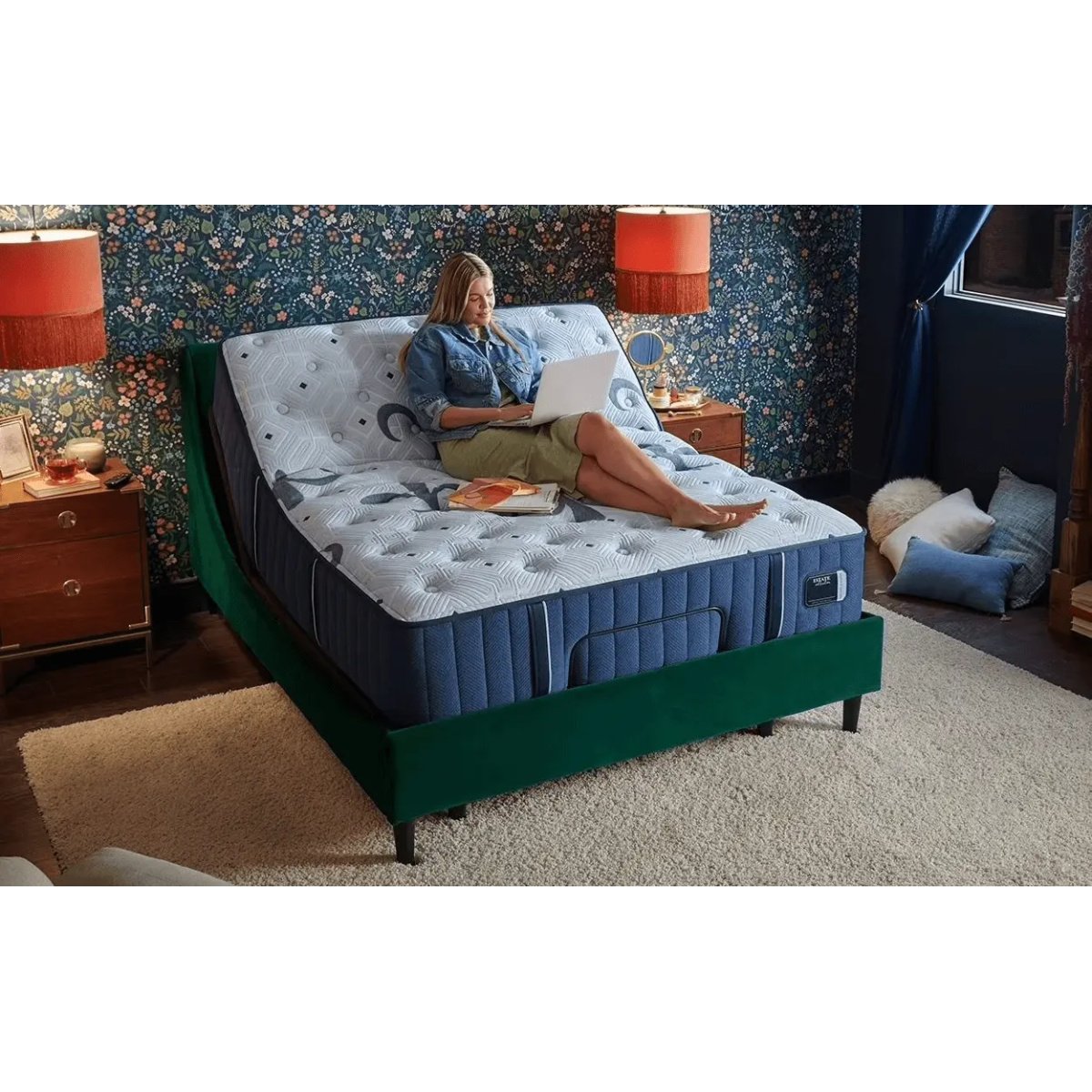 Stearns & Foster Lux Estate Firm Euro Pillow Top Mattress Euro Top Back Sleeper 14