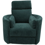 Radius - Power Swivel Glider Recliner - Peacock - Image 3