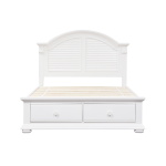 Summer House - Queen Storage Bed - White - Image 2