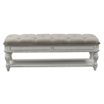 Magnolia Manor - Bed Bench - White - Image 2