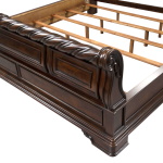 Arbor Place - King Sleigh Bed - Dark Brown - Image 8