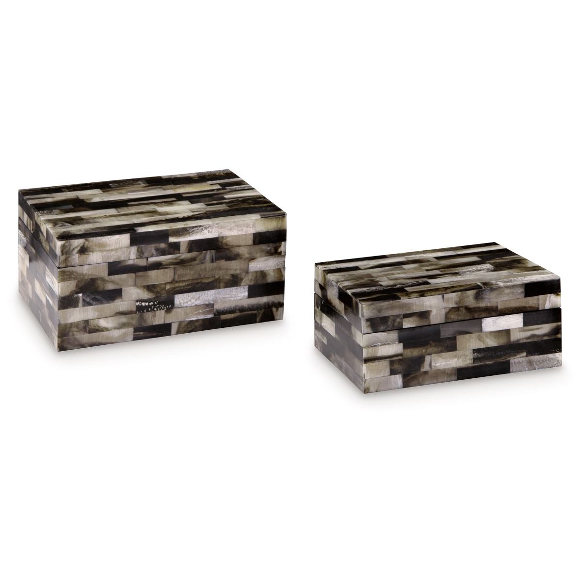 9632d953898e0f599cd25cd7ad50f995 Ellford - Box Set (Set of 2) - Black / Brown / Cream - Image 1