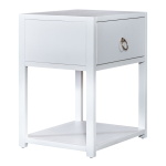 East End - 1 Drawer 1 Shelf Accent Table - White - Image 2