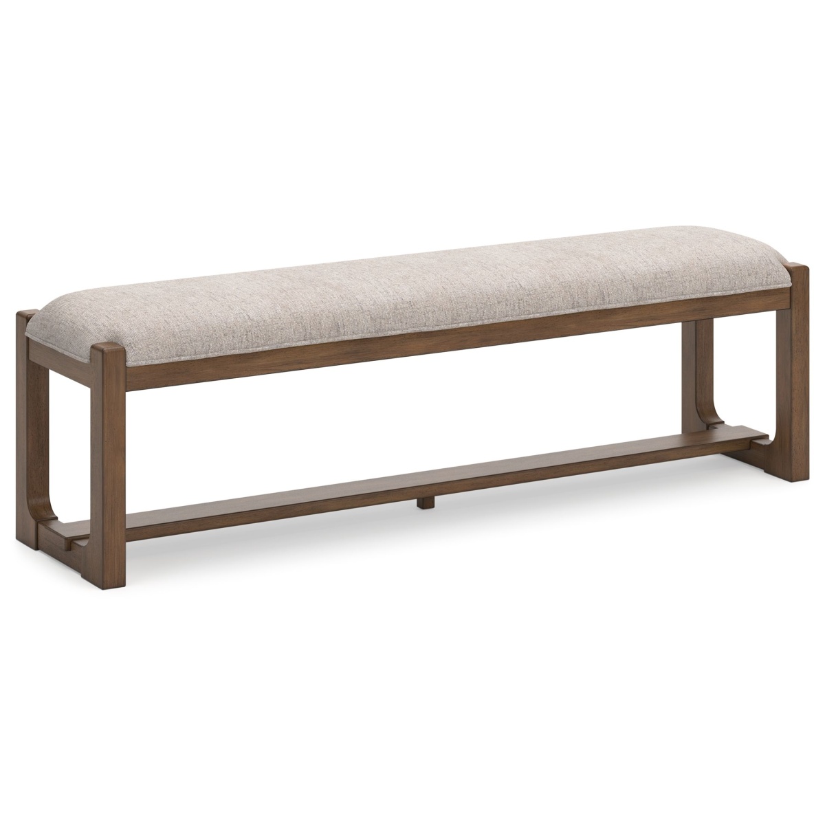 a234137954ab1c37ec84f0c89d3d93a1 Cabalynn - Large Uph Dining Room Bench - Oatmeal / Light Brown - Image 1