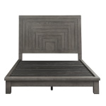Modern Farmhouse - King Platform Bed - Gray - Image 2