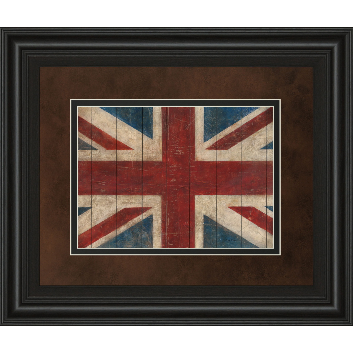 a427fffacbcb033b08ebf0c91a35789b Union Jack By Avery Tillman - Framed Print Wall Art - Red - Image 1