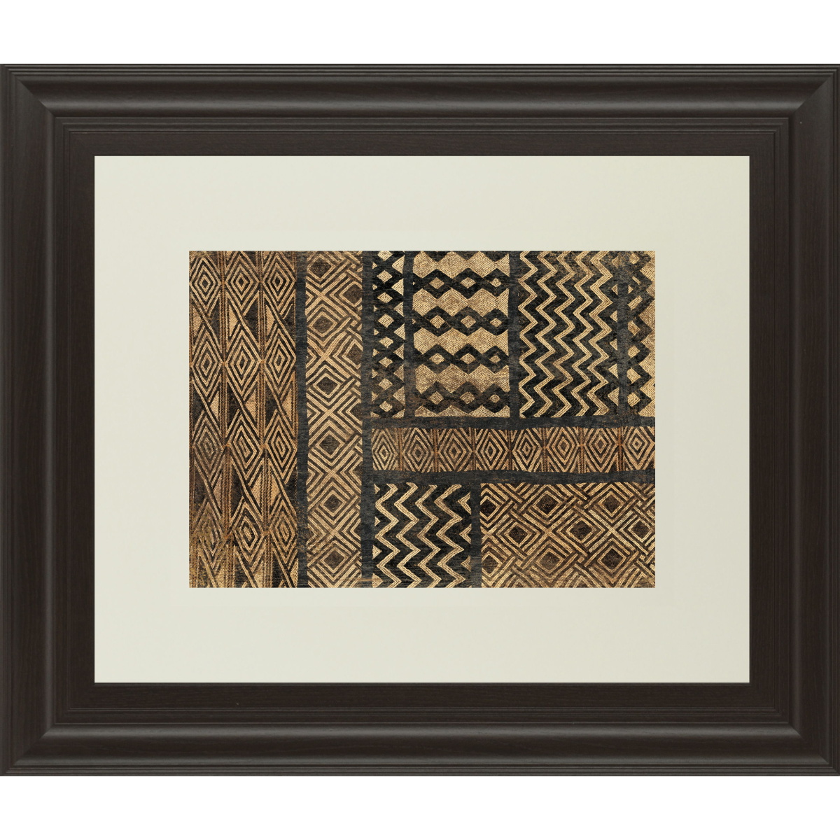 a461850f150459c69710e11513320f6e Kuba Abstract By Sue Schlabach - Framed Print Wall Art - Light Brown - Image 1