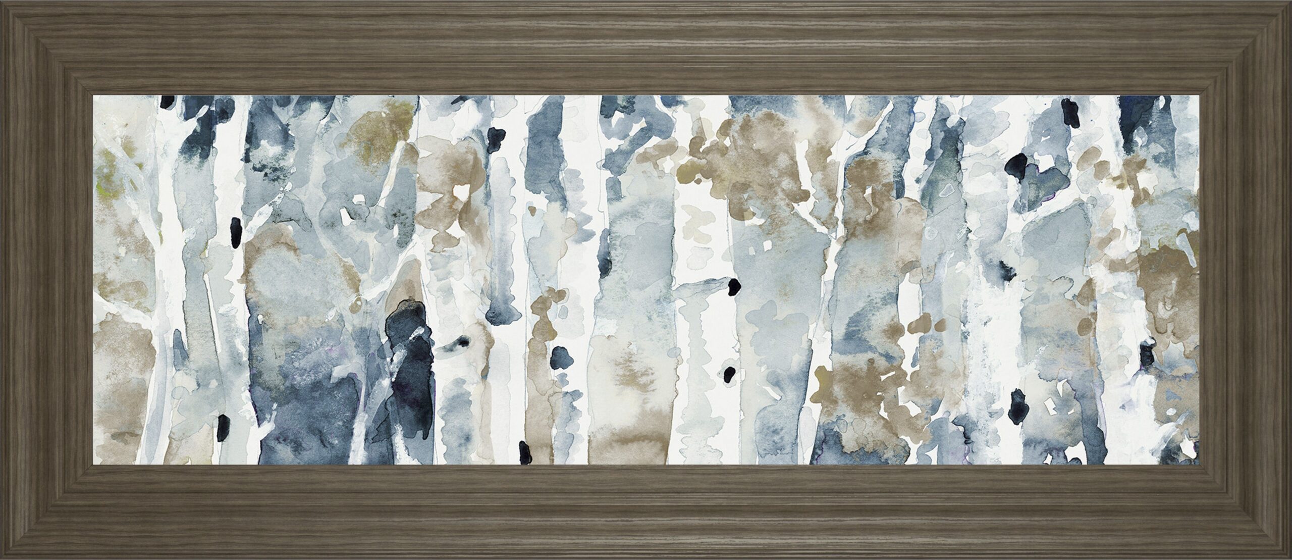 Blue Upon The Hill By Lanie Loreth - Framed Print Wall Art - Blue