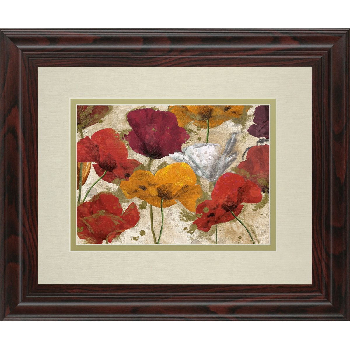 b0eb747475a9871fb51df721bc397129 Happy Flowers By Katrina Craven - Red - Image 1