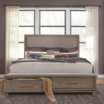Canyon Road - Queen Storage Bed - Light Brown - Image 2