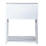 East End - 1 Drawer 1 Shelf Accent Table - White - Image 6